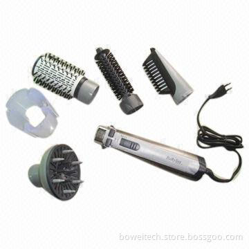 Hot Air Rotating Hair Brush, Helps You Style and Dry Your Hair, Designed with True Ionic Technology